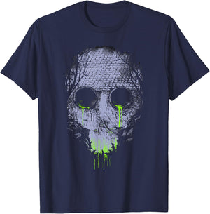 I Love Toxic Skull Waste Protect nature T-Shirt - T-Shirt | Navy