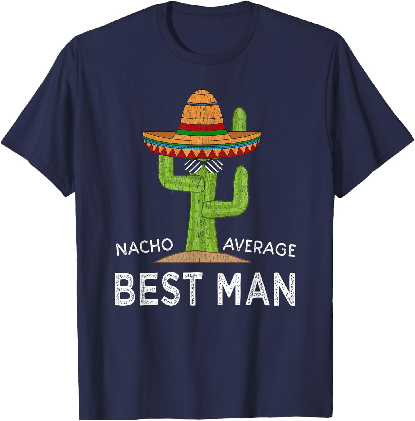 Fun Hilarious Funny Wedding Best Man T-Shirt - T-Shirt | Navy