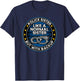 Police Sister Like a Normal Sister But With Backup T-Shirt - T-Shirt | Navy