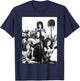 Queen Official Lampshade Promo B&W Vintage Photo T-Shirt - T-Shirt | Navy