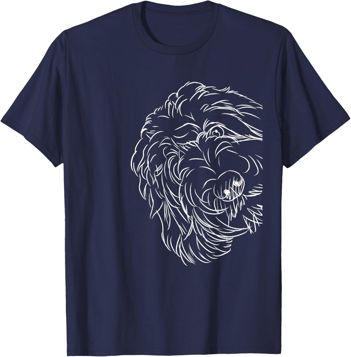 Funny Dog Bernedoodle T-Shirt - T-Shirt | Navy