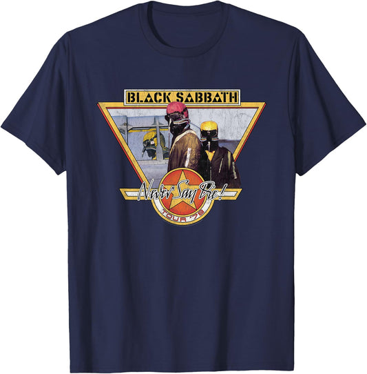 Black Sabbath Official Never Say Die Tour '78 T-Shirt - T-Shirt | Navy