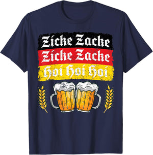 German Clothes American Oktoberfest Clothing Men Women T-Shirt - T-Shirt | Navy
