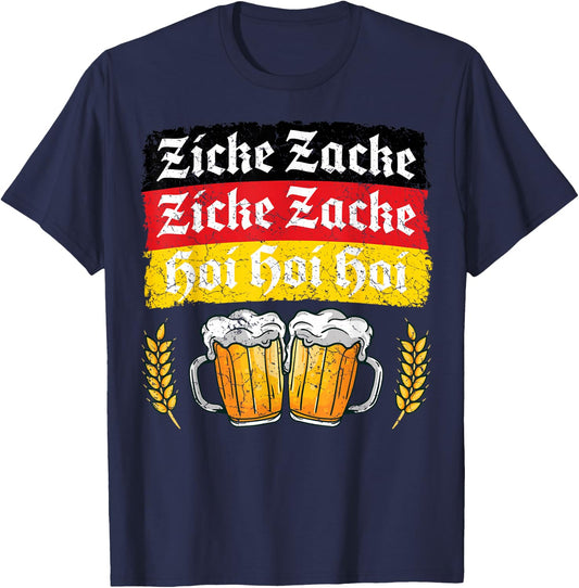 German Clothes American Oktoberfest Clothing Men Women T-Shirt - T-Shirt | Navy