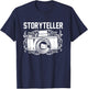 Photography Day - Camera Photographer Storyteller T-Shirt - T-Shirt | Navy
