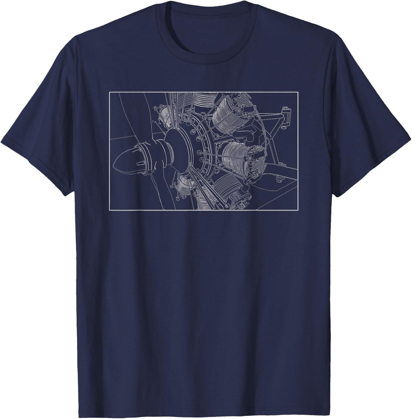Aviation Gifts by MCMA -Adults Black Short Sleeve Graphic Modern T-Shirt - T-Shirt | Navy