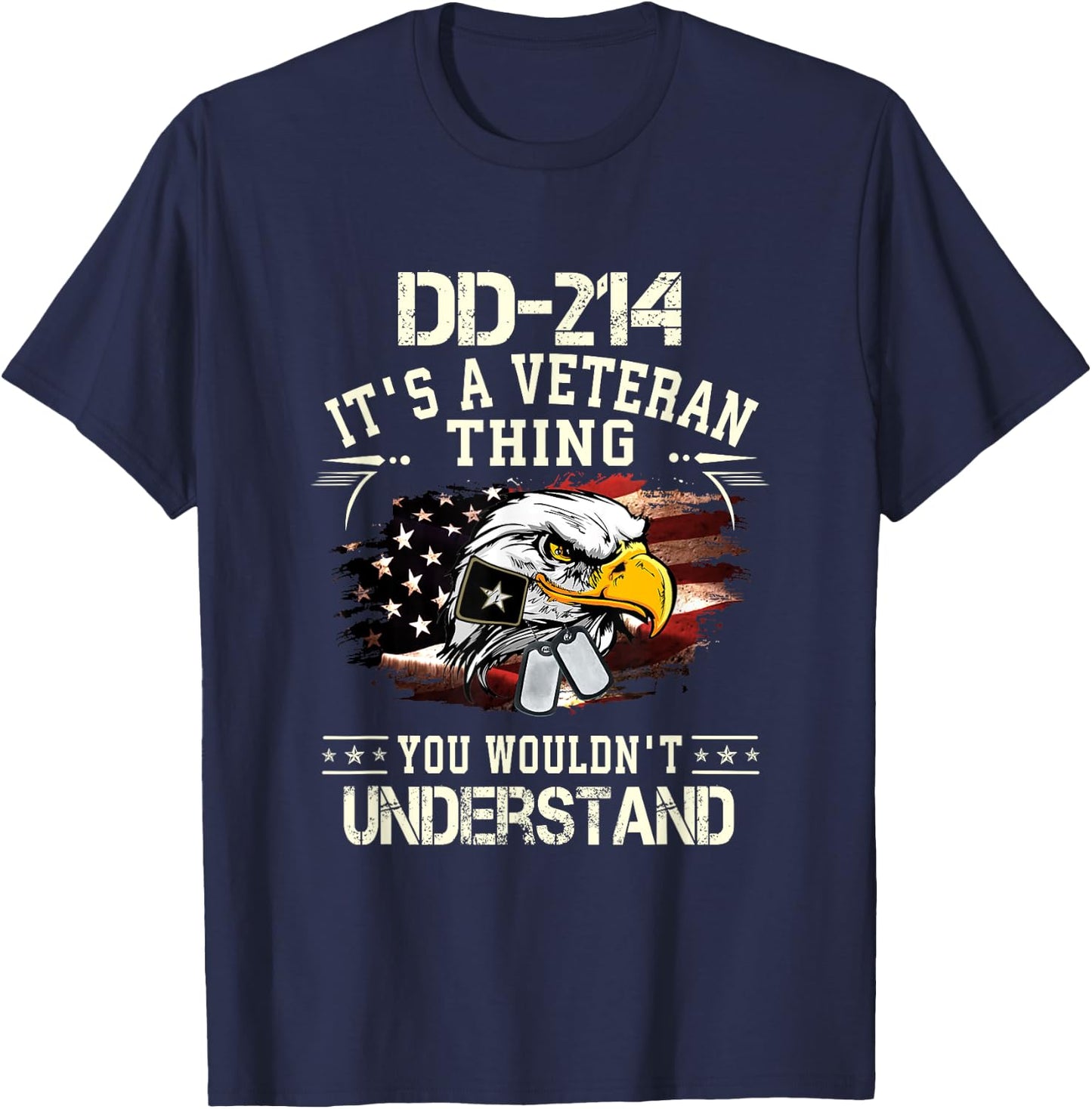 DD-214 It's A Veteran Thing You Wouldn't Understand T-Shirt - T-Shirt | Navy