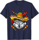 Cinco de Mayo Wolf Mexican Lover Sombrero Wolf T-Shirt - T-Shirt | Navy