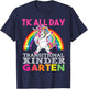 TK All Day Transitional Kindergarten Dabbing Unicorn T-Shirt - T-Shirt | Navy