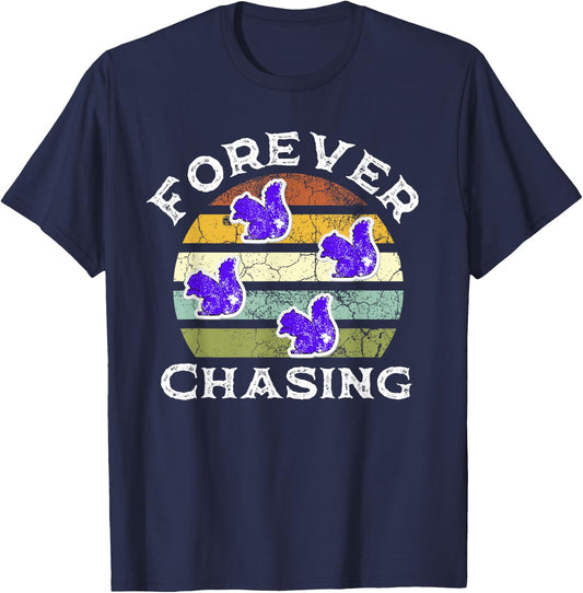 Purple Squirrel Forever Chasing Funny Recruiter Recruiting T-Shirt - T-Shirt | Navy