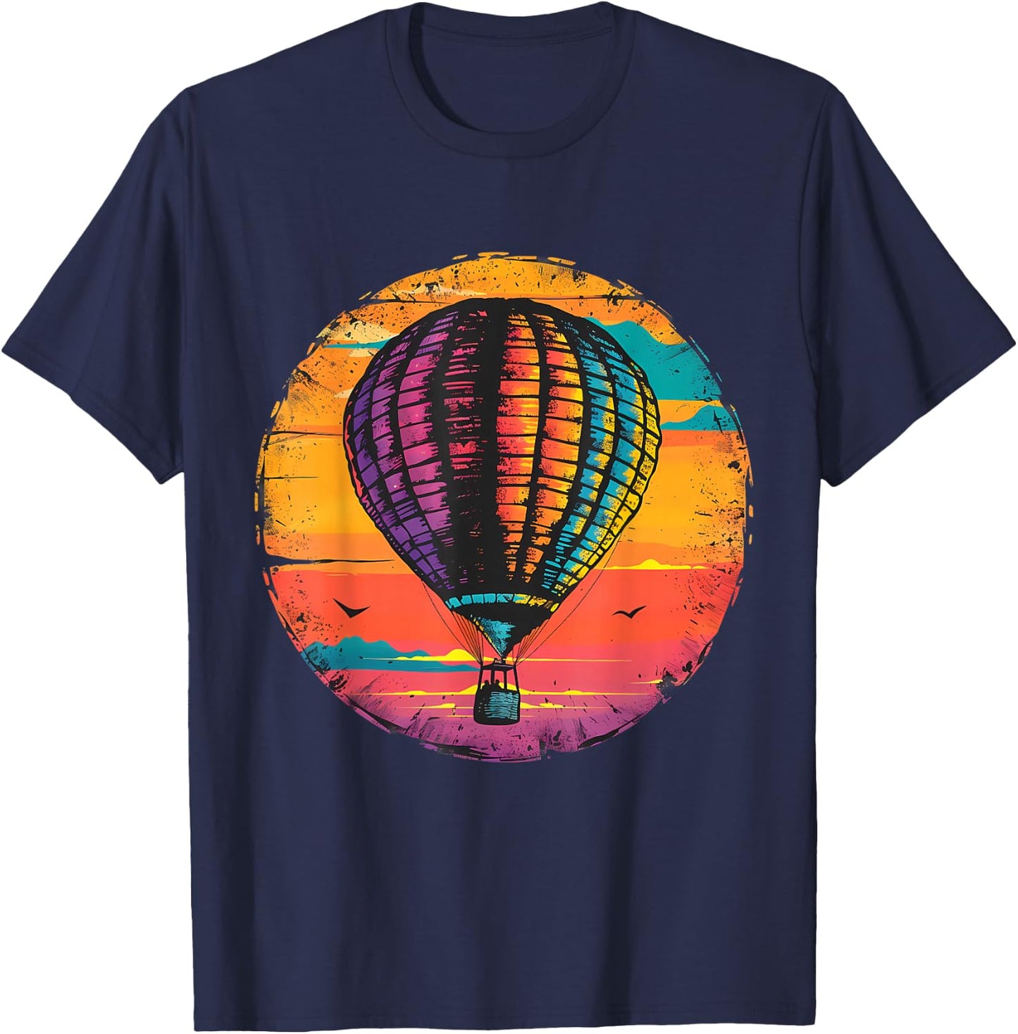 Hot Air Balloon Ride Festival Hot Air Ballooning T-Shirt - T-Shirt | Navy