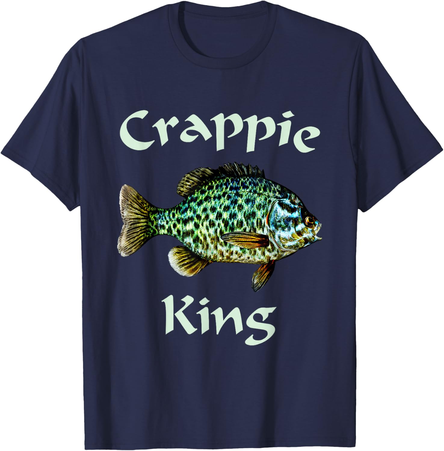 Crappie King T-Shirt - T-Shirt | Navy