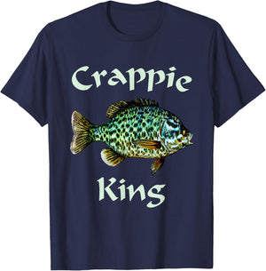 Crappie King T-Shirt - T-Shirt | Navy