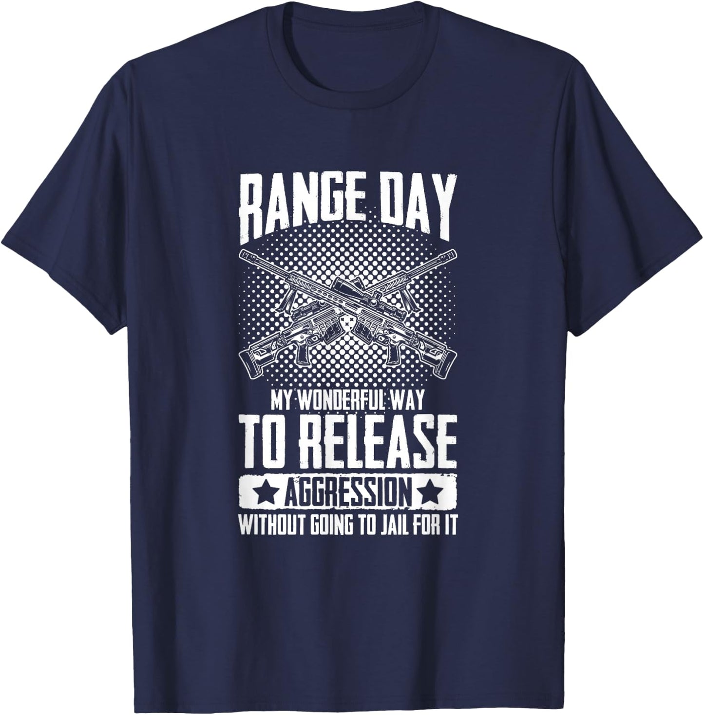 Range Day Sniper Shooter Long Range Shooting T-Shirt - T-Shirt | Navy