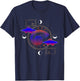 Fibonacci Shell or Golden Ratio and Spiral or Fibonacci T-Shirt - T-Shirt | Navy
