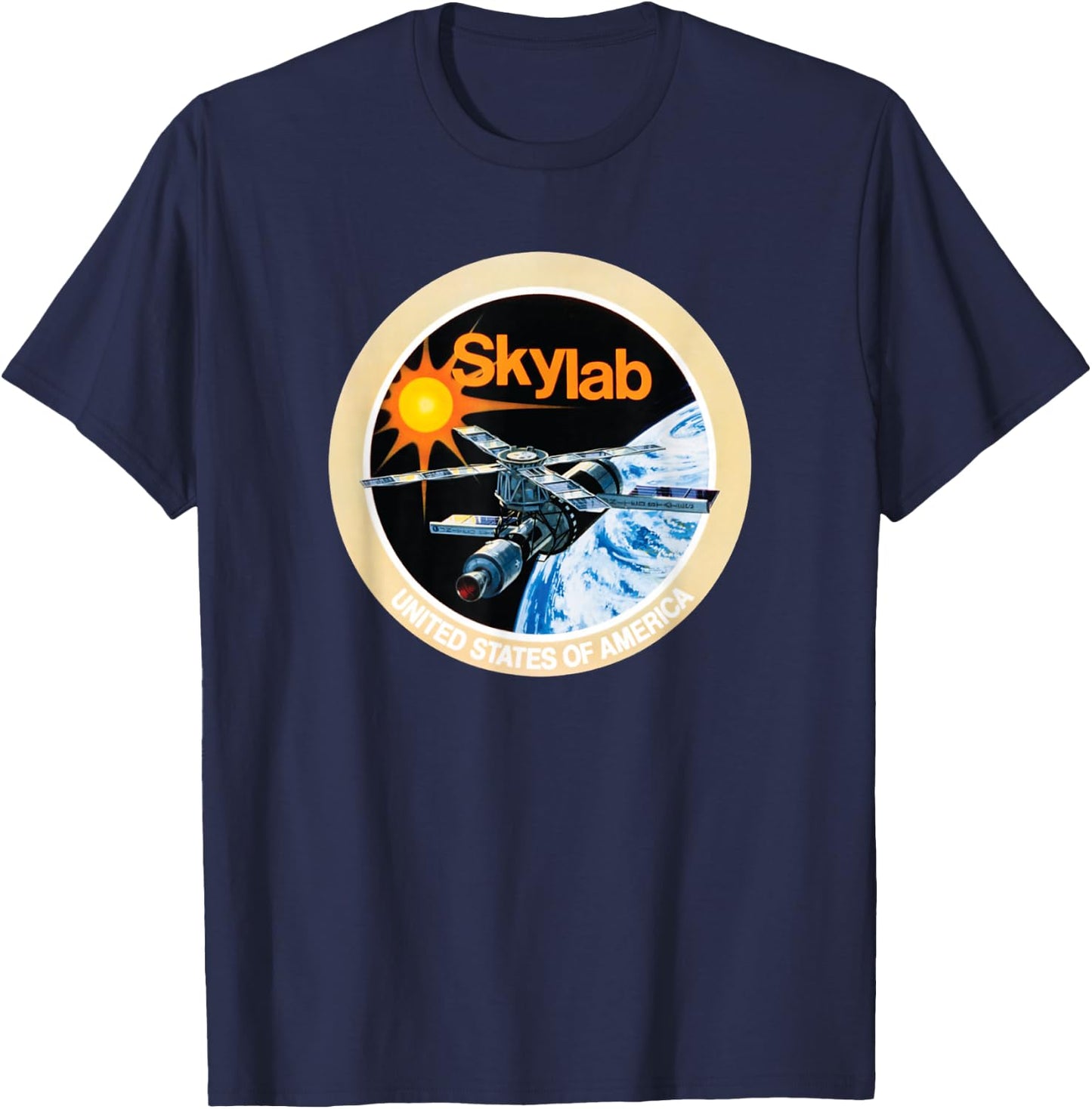 NASA Skylab Space Program T-Shirt - T-Shirt | Navy