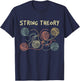 Tangled String Theory - Funny Higgs Boson Quantum T-Shirt - T-Shirt | Navy