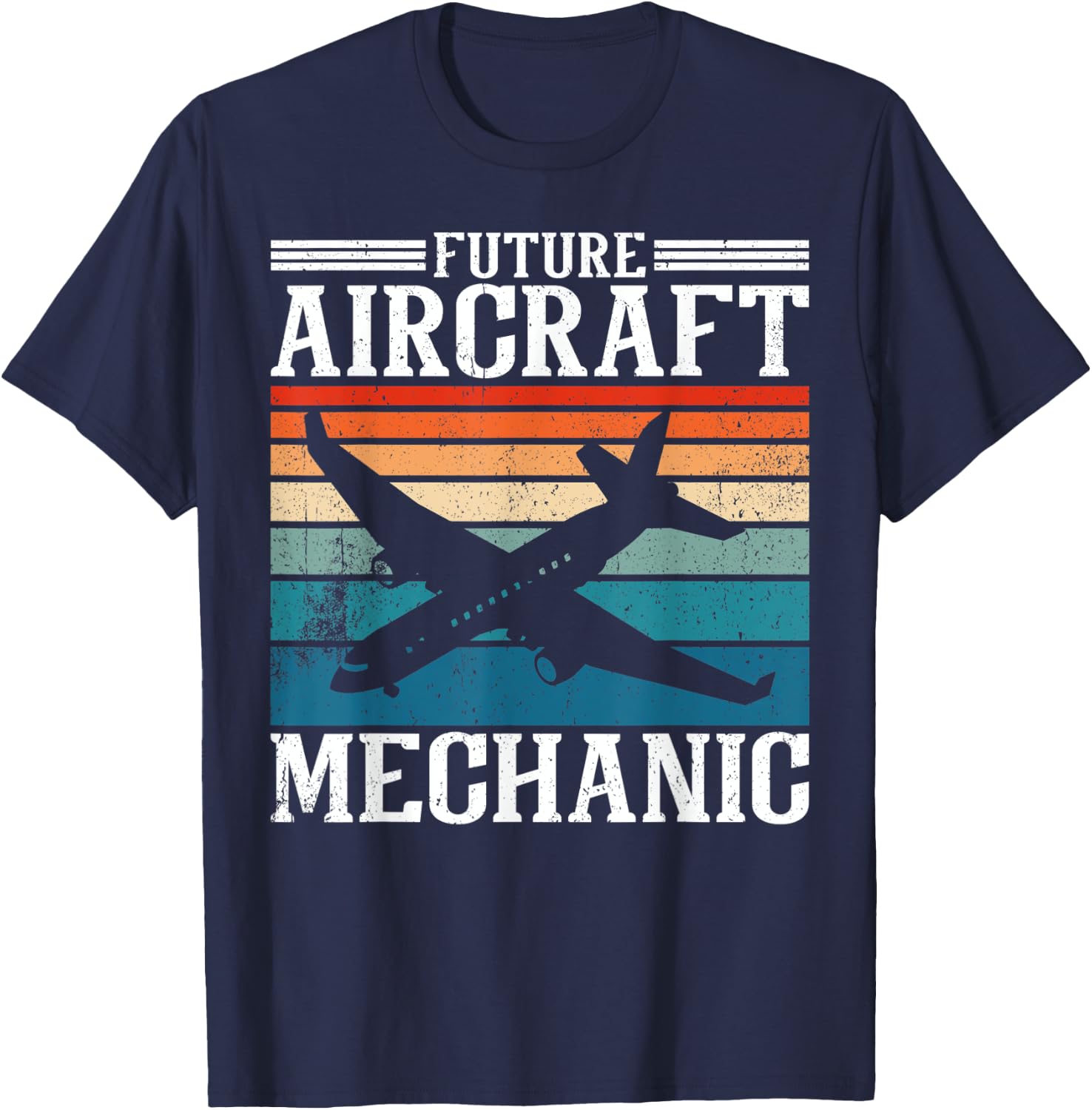 Aircraft Mechanic Apprenticeship Future Aircraft Mechanic T-Shirt - T-Shirt | Navy
