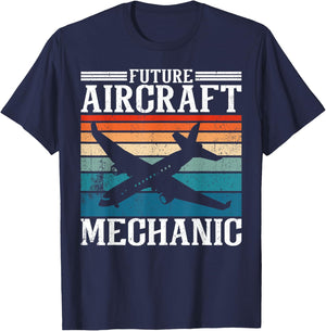 Aircraft Mechanic Apprenticeship Future Aircraft Mechanic T-Shirt - T-Shirt | Navy