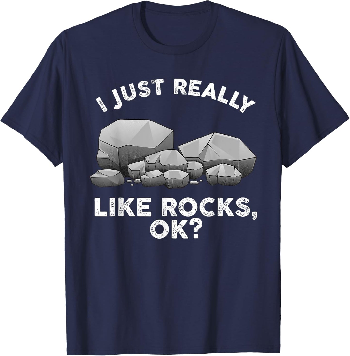 Cool Geology Design Women Geologist Rock Collector T-Shirt - T-Shirt | Navy