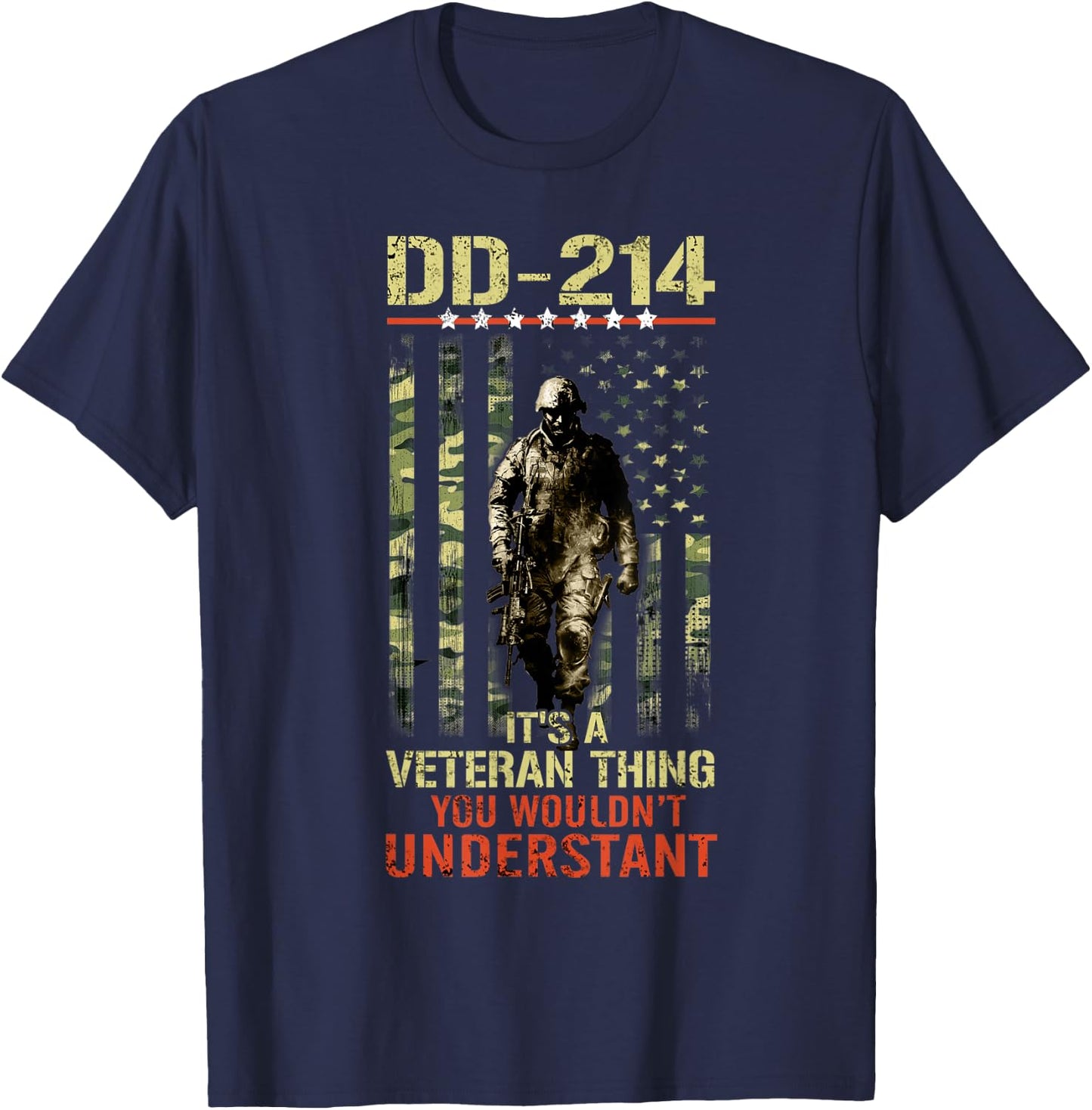 DD-214 It's A Veteran Thing You Wouldn't Understand T-Shirt - T-Shirt | Navy