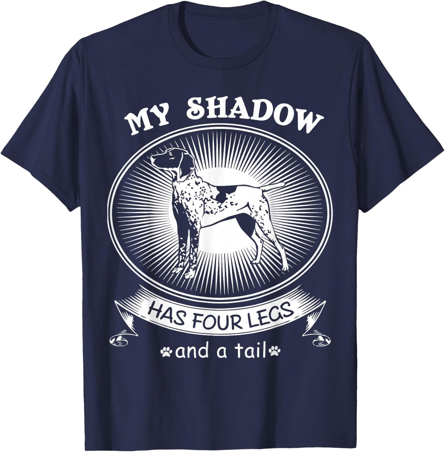 German Shorthair Pointer Cute GSP Gift Christmas T-Shirt - T-Shirt | Navy