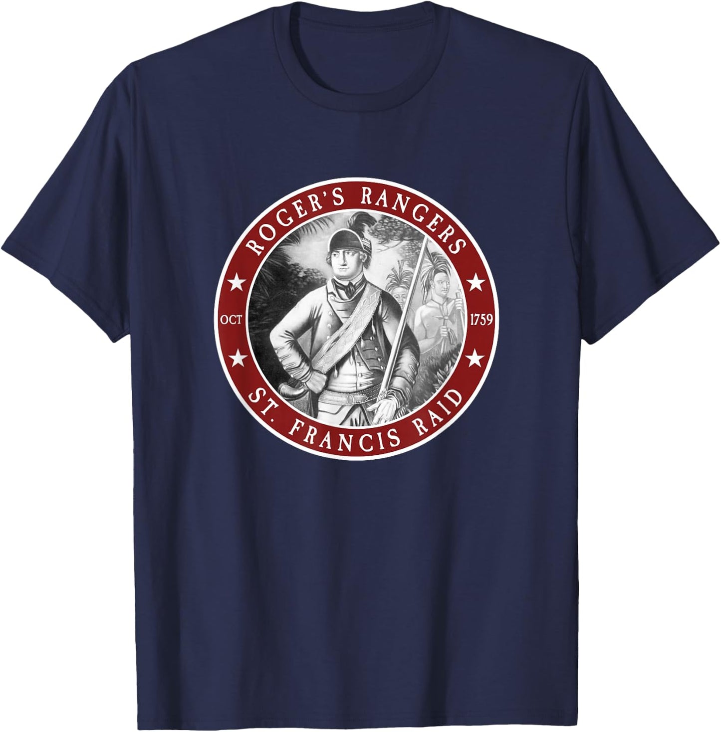 Roger's Rangers St. Francis Raid T-Shirt - T-Shirt | Navy