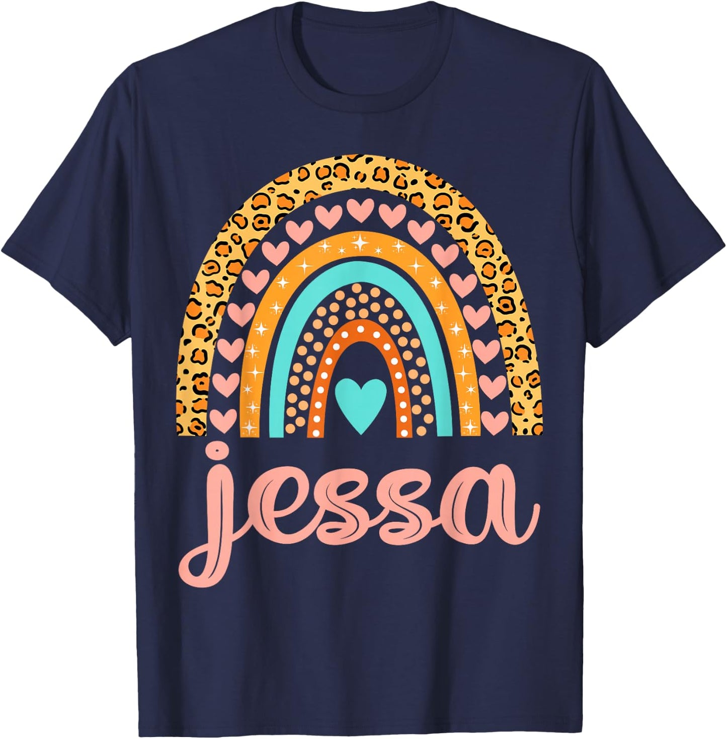 Jessa Jessa Name Birthday Shirt Gift T-Shirt - T-Shirt | Navy