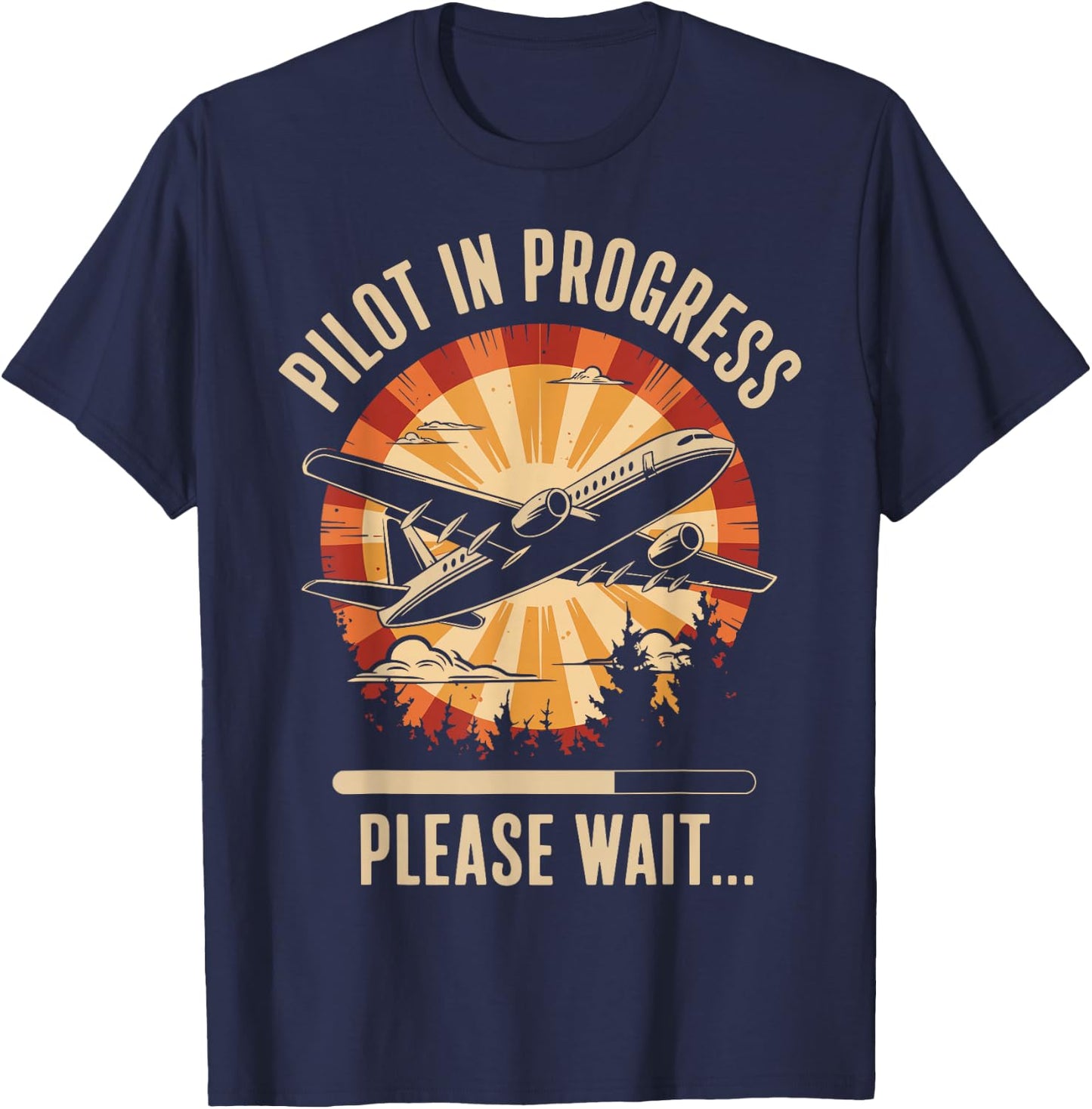 Pilot In Progress Future Pilot T-Shirt - T-Shirt | Navy