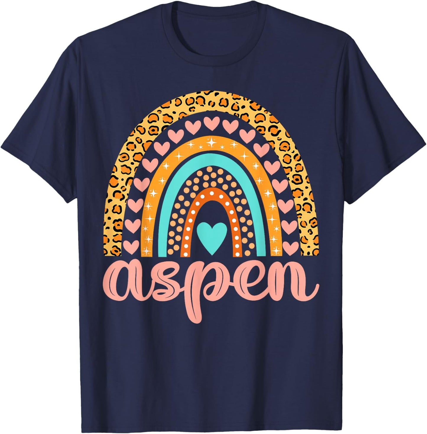 Aspen Name Shirts & Gifts Aspen Birthday Shirt Gift T-Shirt - T-Shirt | Navy