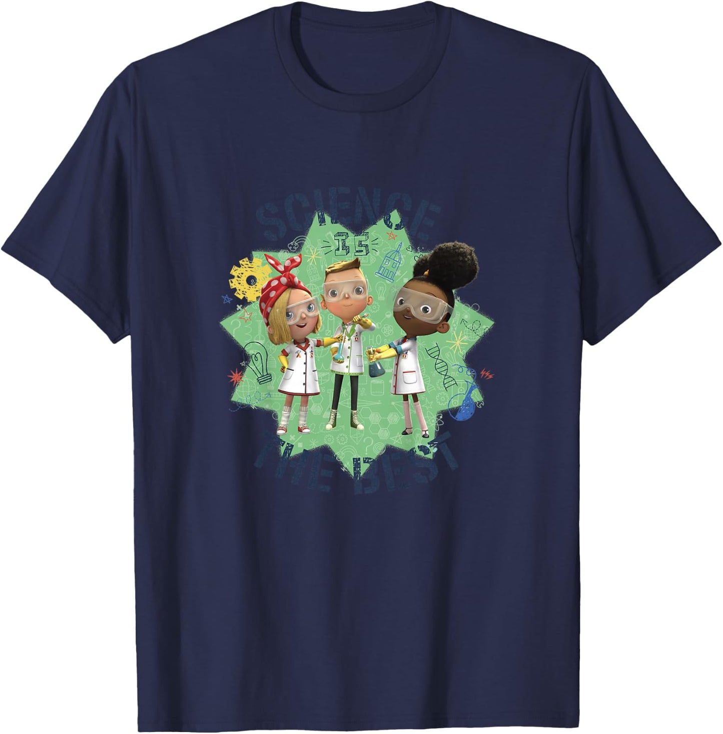 Kids Ada Twist, Scientist Group Science Is The Best! T-Shirt - T-Shirt | Navy