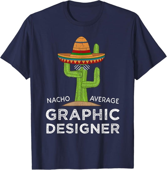 Funny Graphic Designer T-Shirt - T-Shirt | Navy