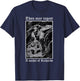 Thou May Ingest a Satchel of Richards Eat A Bag Of Dicks T-Shirt - T-Shirt | Navy