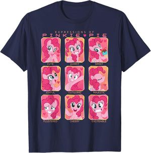 My Little Pony: Friendship is Magic Expressions of Pinkie T-Shirt - T-Shirt | Navy