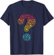 English Writing Questioning Typographic Designs Question Mark Grammar Punctuation Funny T-Shirt - T-Shirt | Navy