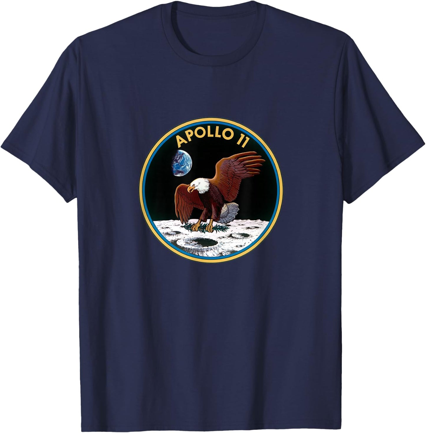 Apollo 11 Logo Apollo 11 Picture Shirt T-Shirt - T-Shirt | Navy