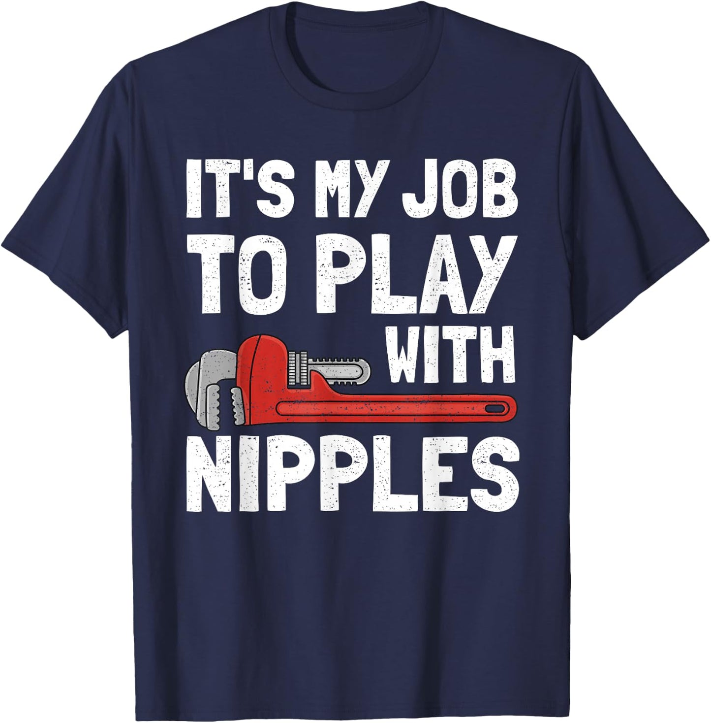 Funny Plumber Art Women Steamfitter Plumbing Tools Small T-Shirt - T-Shirt | Navy