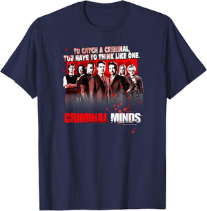 Criminal Minds Think Like One T-Shirt - T-Shirt | Navy