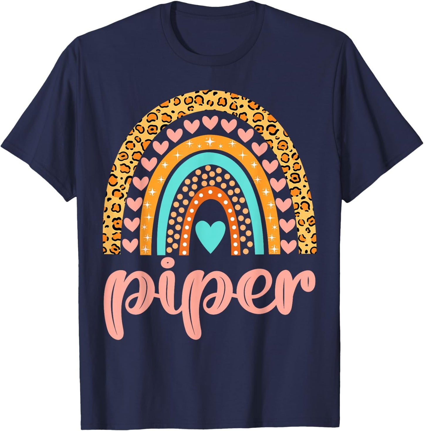 Piper Piper Name Birthday Shirt Gift T-Shirt - T-Shirt | Navy