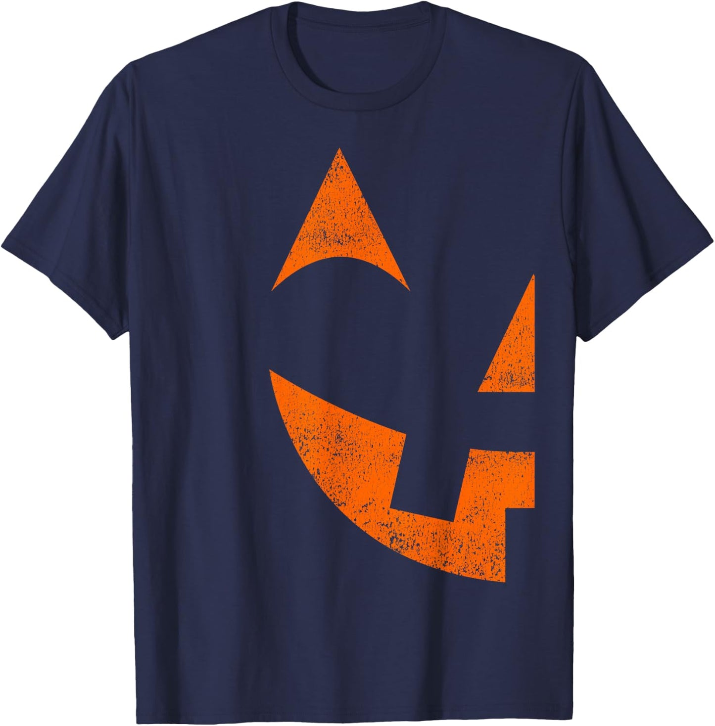 Jack O Lantern Halloween Couples Outfits T-Shirt - T-Shirt | Navy