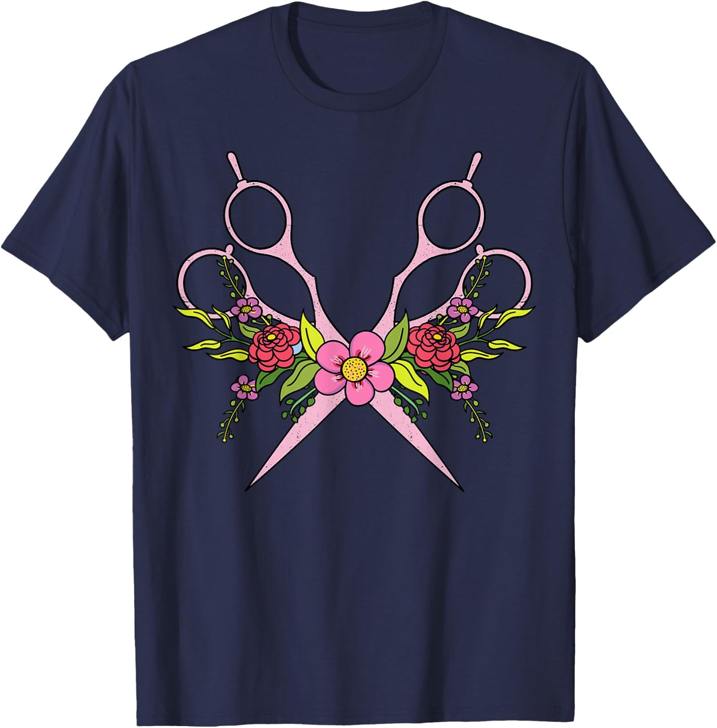 Hairstylist Beautician Hairdresser Hairstyling Hairdressing T-Shirt - T-Shirt | Navy