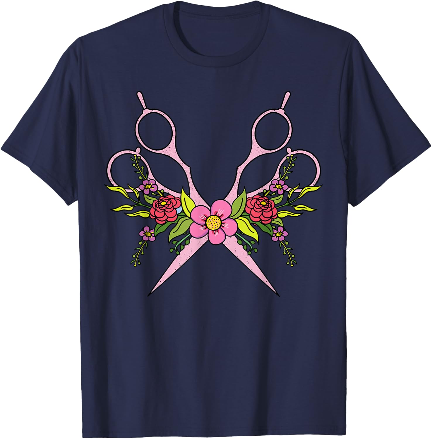 Hairstylist Beautician Hairdresser Hairstyling Hairdressing T-Shirt - T-Shirt | Navy