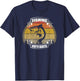State of North Dakota Fisherman Fish North Dakota Fishing T-Shirt - T-Shirt | Navy