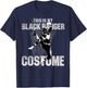 Power Rangers Black Ranger Halloween Costume Vintage T-Shirt - T-Shirt | Navy