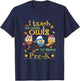 I Teach The Cutest Owls Pre-K Teacher Fall Autumn Women T-Shirt - T-Shirt | Navy