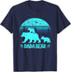 Dada Bear 2 Cubs Daddy of Twin Family Matching Father's Day T-Shirt - T-Shirt | Navy