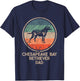 Chesapeake Bay Dog - Vintage Chesapeake Bay Retriever Dad T-Shirt - T-Shirt | Navy