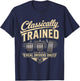 Classically Trained Manual Car Pedals Driving Real Drivers T-Shirt - T-Shirt | Navy