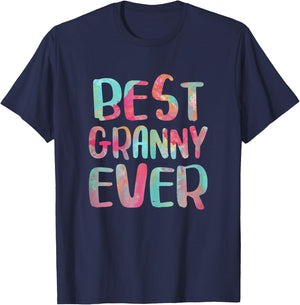 Best Granny Ever Shirt Funny Women Mothers Day T-Shirt - T-Shirt | Navy