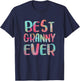 Best Granny Ever Shirt Funny Women Mothers Day T-Shirt - T-Shirt | Navy